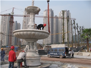 Sculptured Yellow Granite Fountain G682 Fountain
