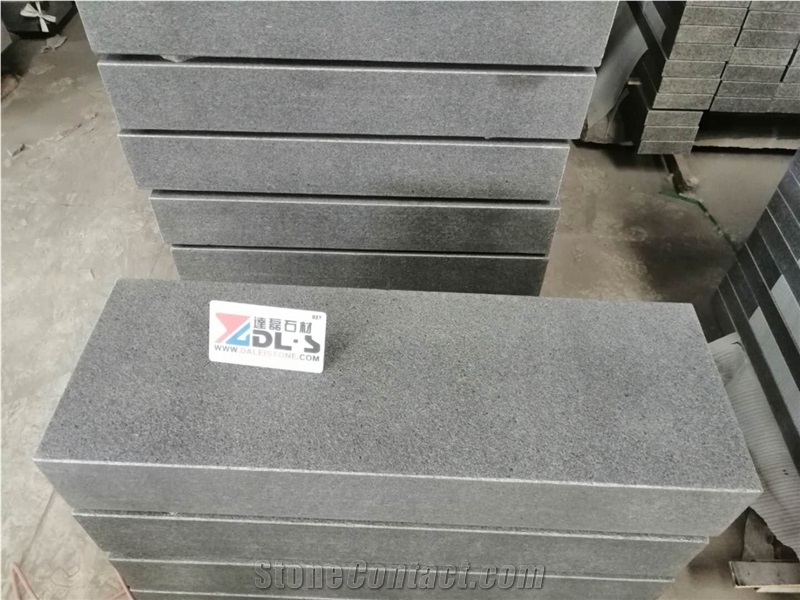 New G648 Black Grey Kersbstone Flamed Curbstone