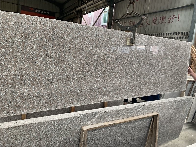 Original G635 Rosa Pink Granite Slab Tiles
