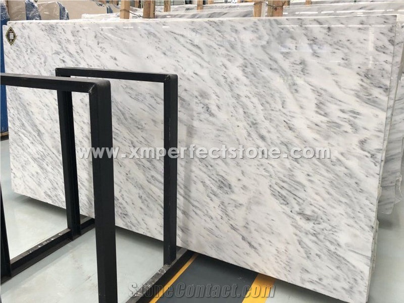Beautiful Looking Tesla White Marble with Grey