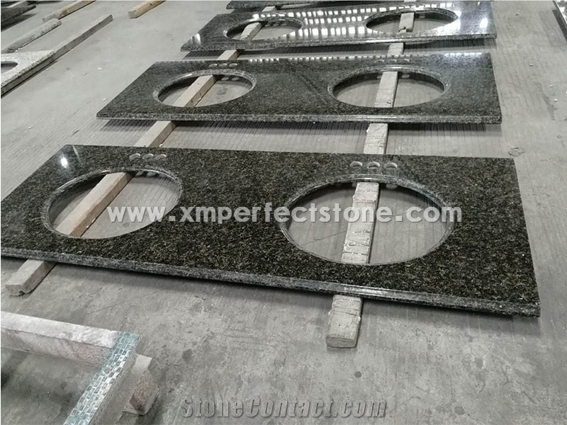 Double Vanity Top Ubatuba Granite Vanity Tops