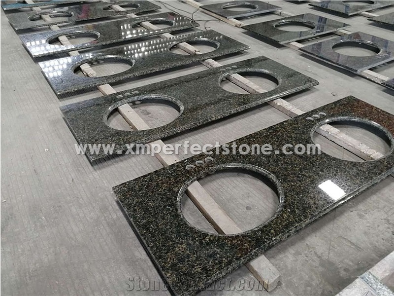 Double Vanity Top Ubatuba Granite Vanity Tops