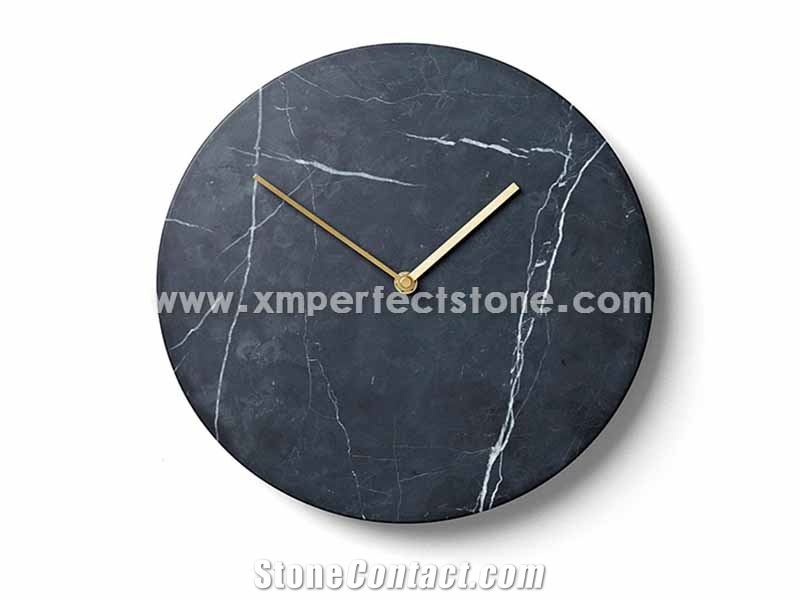 European Style Real Marble Wall Clocks