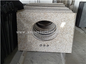 G682 Granite Countertop with Yellow Dots