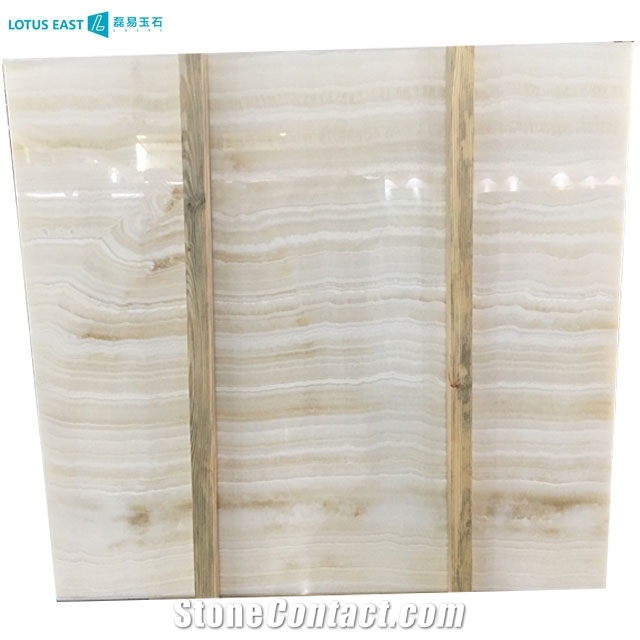 Turkey Ivory White Vanilla Onyx Slab