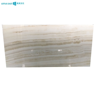 Turkey Ivory White Vanilla Onyx Slab