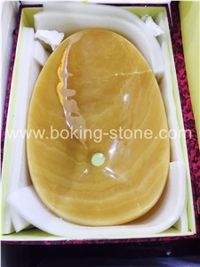 Yellow Agate Onyx Handicraft Work