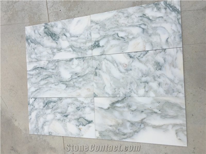 Turkish Calacatta Verde Marble Tile