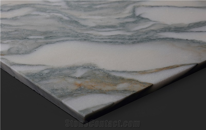 Turkish Calacatta Verde Marble Tile