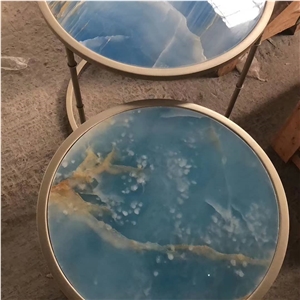 Blue Onyx Table