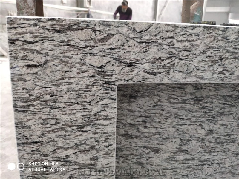 Seawave White Granite Countertop