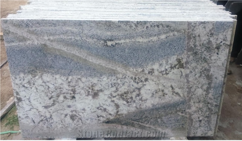 Monte Cristo Granite Slabs, India White Granite