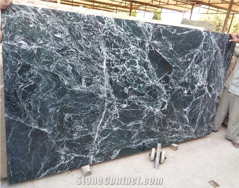 Spider Green Marble Slabs