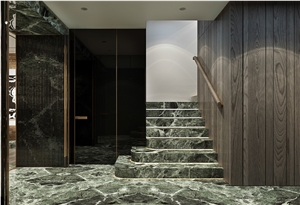 Spider Green Marble Slabs