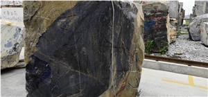 Blue Sodalite Sblocks from Quarry