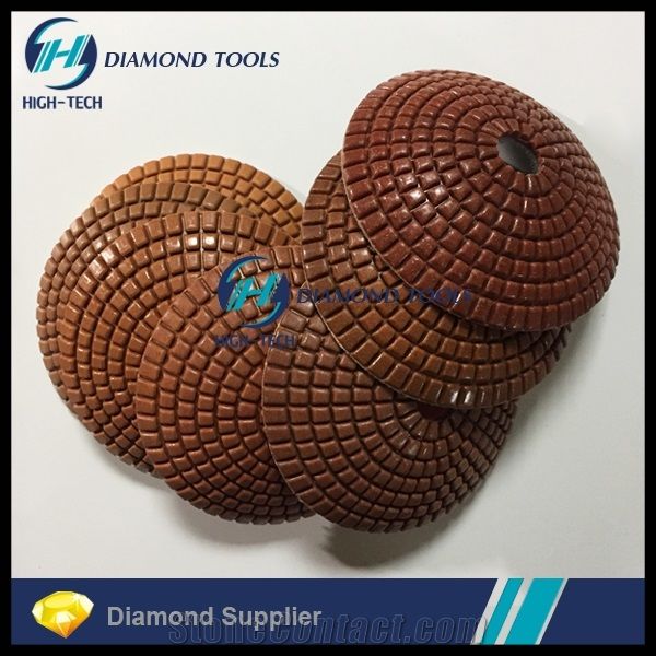 Convex/Concave Bowl Diamond Wet Polishing Pad
