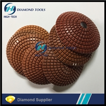 Convex/Concave Bowl Diamond Wet Polishing Pad