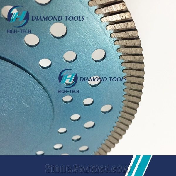 Reinforced Turbo Diamond Saw Blade for Granite