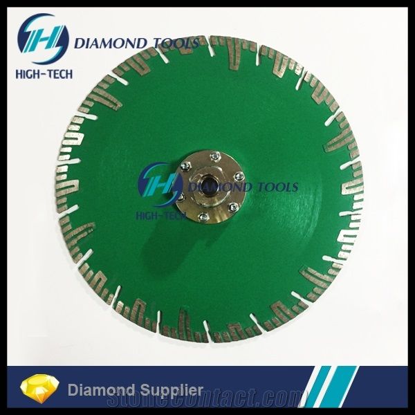 Segmented Turbo Granite Saw Blade,Protective Teeth