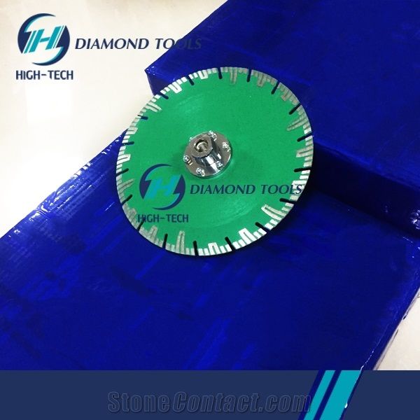 Segmented Turbo Granite Saw Blade,Protective Teeth