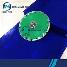 Segmented Turbo Granite Saw Blade,Protective Teeth