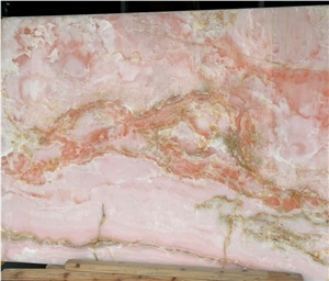Naghadeh Pink Onyx,Rose Jade Slab