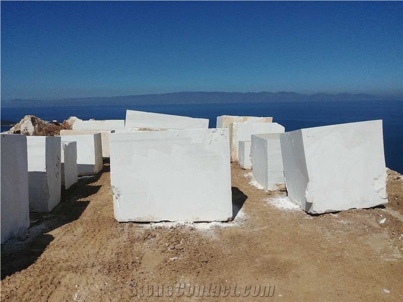 White Dolomite Marble Blocks
