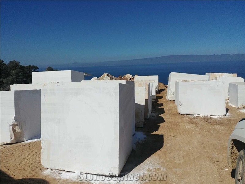 White Dolomite Marble Blocks