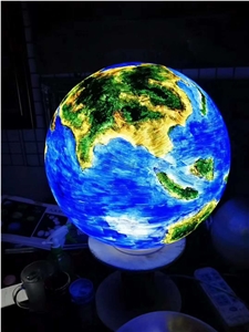 Artificial Onyx Ball Lamp