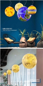 Artificial Onyx Ball Lamp