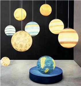 Artificial Onyx Ball Lamp