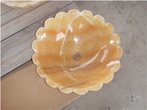Honey Onyx Wash Basin, Honey Onyx Bathroom Sinks