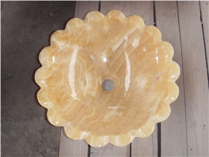 Honey Onyx Wash Basin, Honey Onyx Bathroom Sinks