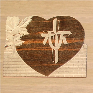 Cross Carved Tombstone