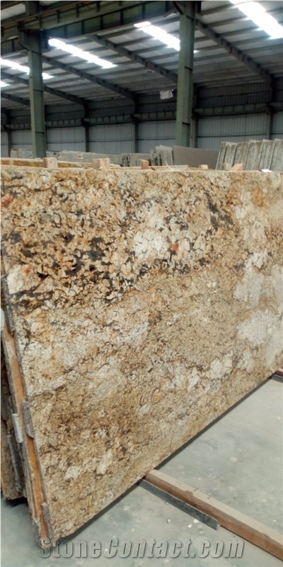 Merlin Gold Granite Slabs