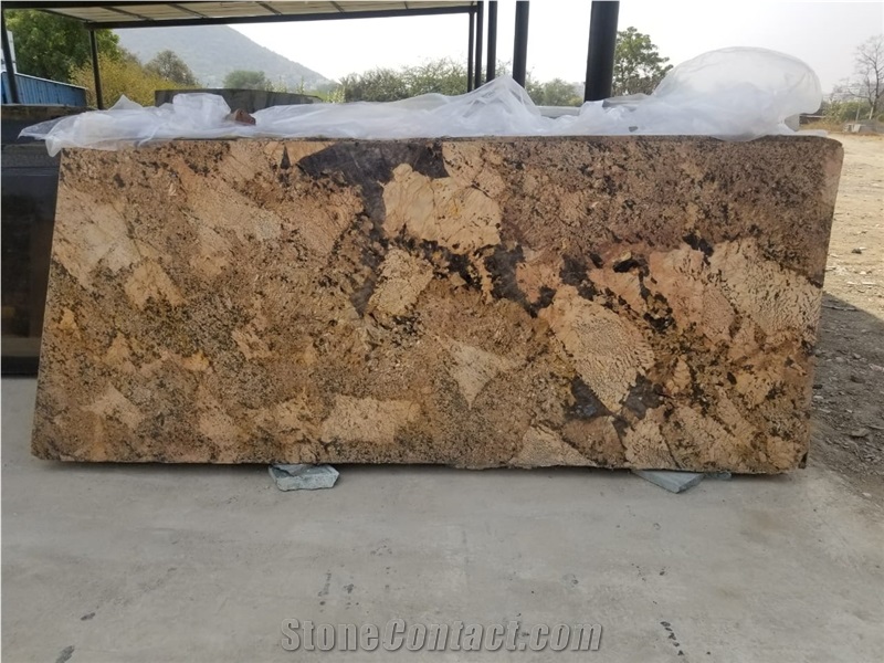 Merlin Gold Granite Slabs