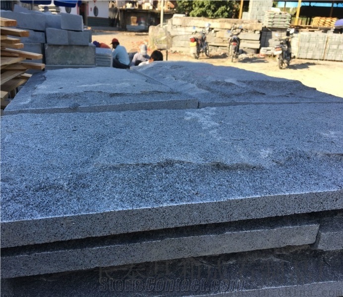China Black Granite Mushroom Natural Stone
