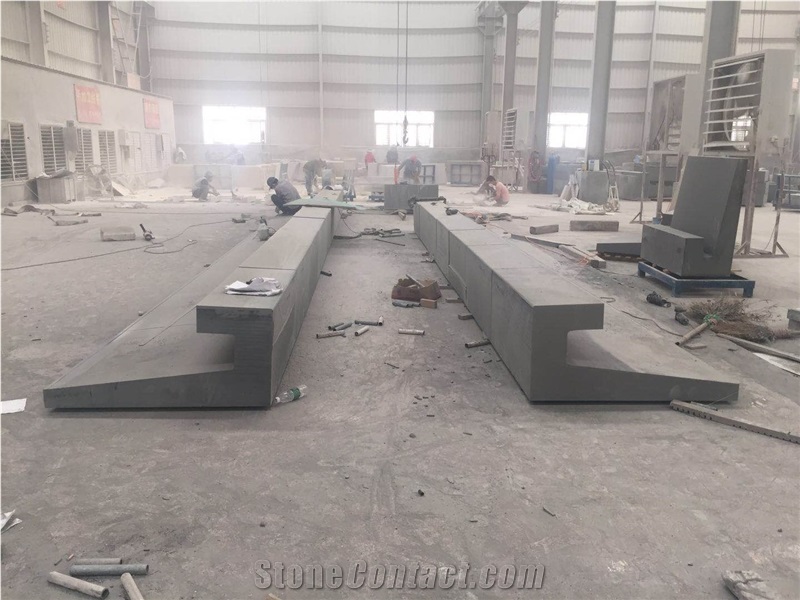 China Black Granite Mushroom Natural Stone