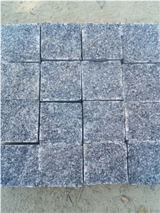 Black Granite Cube Stone