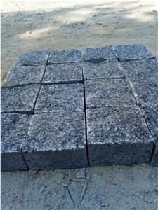 Black Granite Cube Stone