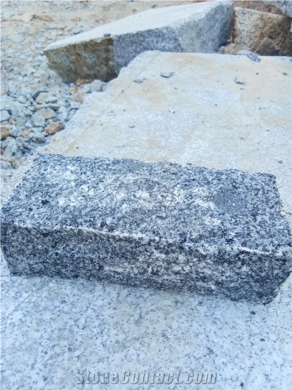 Black Granite Cube Stone