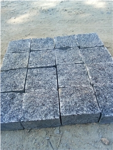 Black Granite Cube Stone