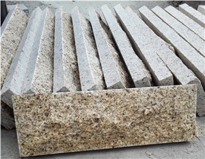 Yellow Granite Mushroom Stone for Garden Walling