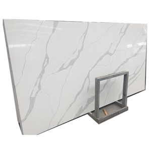Artificial Stone Slab White Engineered Quartz