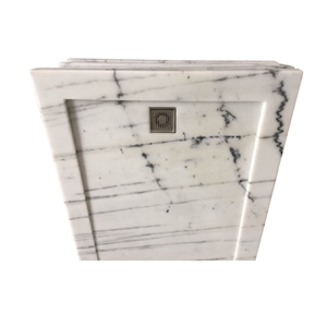 Bathroom Marble Shower Tray Guangxi White