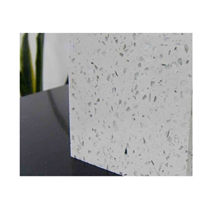 China Sparkle White Crystal Quartz Countertop