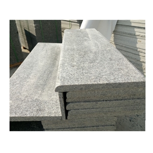 Chinese Light Grey Color Bala White Granite Steps