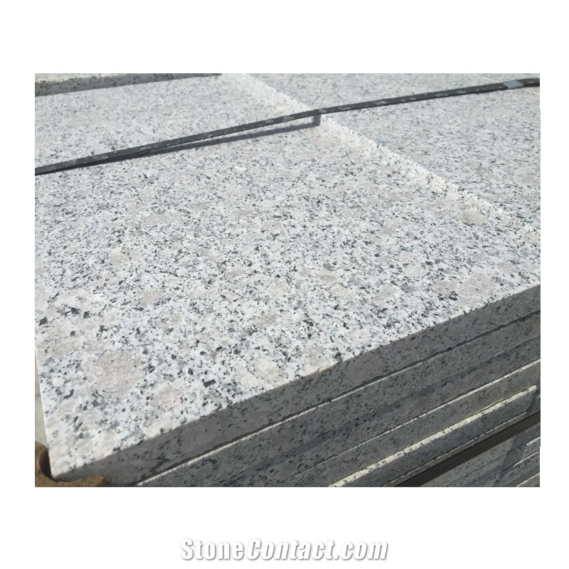 Chinese Light Grey Color Bala White Granite Steps