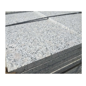 Chinese Light Grey Color Bala White Granite Steps