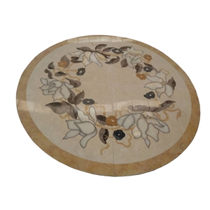 Medallion Tile Floor Lobby Water Jet Marble Medallion Tile Floor Lobby Water Jet Marble